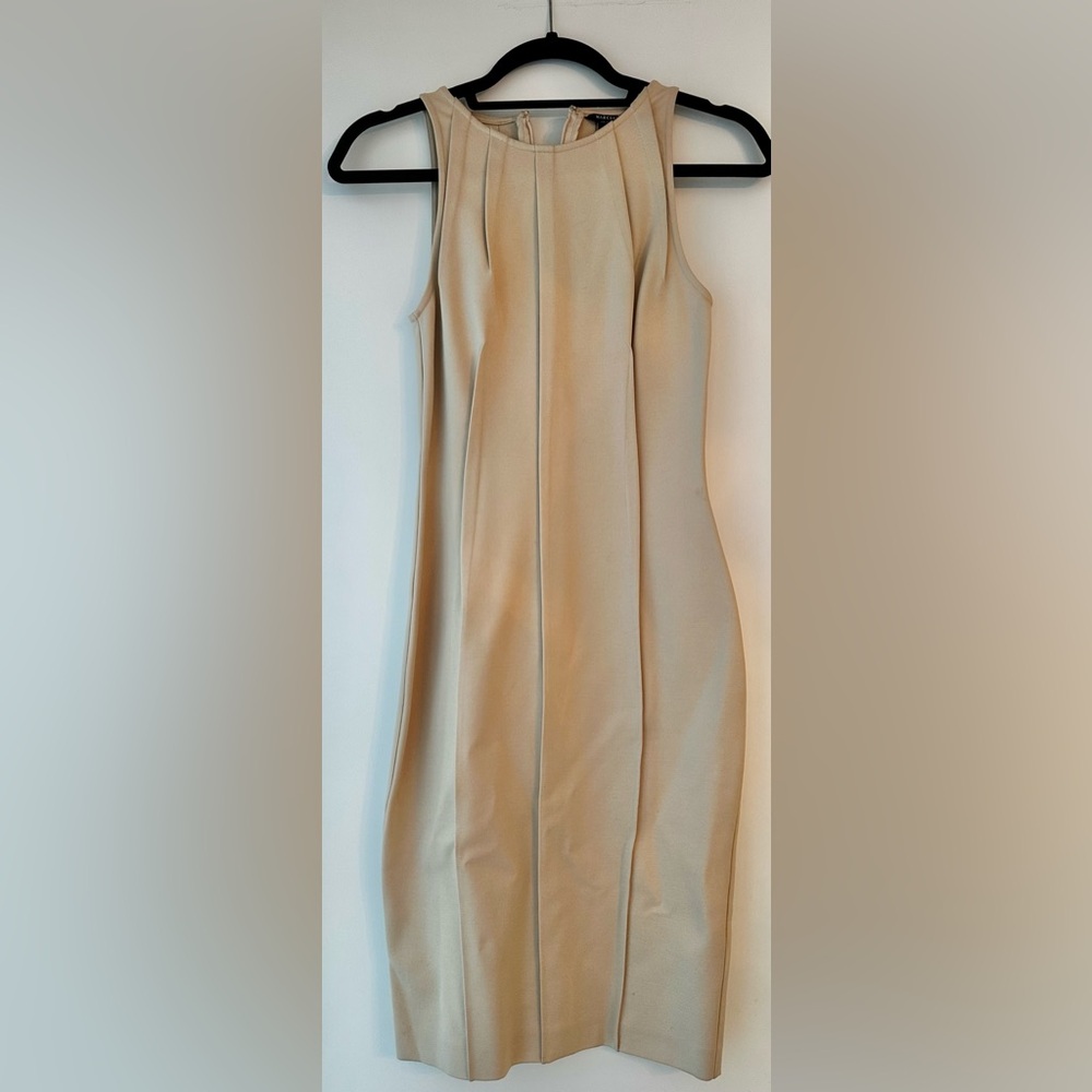 Marciano Elegant Tan Sleeveless Dress